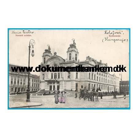 Cluj-Napoca, Lucian Blaga National Theatre, Rumnien, Postkort