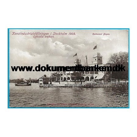 Stockholm Kunstindustriutstllningen 1909, Sverige, Postkort