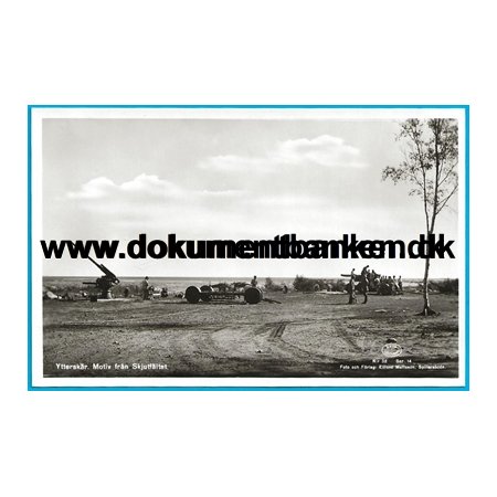 Ytterskr, Motiv Frn Skjutfltet, Vdd, Sverige, Postkort