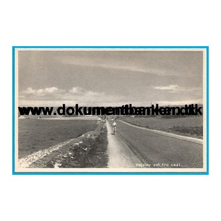 Hjslev set fra Vest, Jylland, Postkort