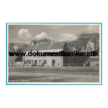Hjslev Station, Jylland, Postkort