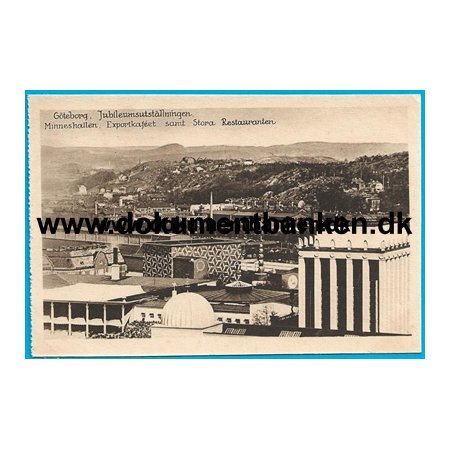 Gteborg Jubileumsutstllningen 1923, Sverige, Postkort