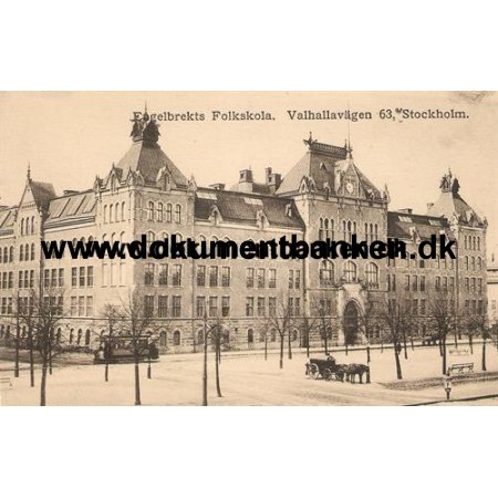 Stockholm, Valhallavejen 63, Postkort