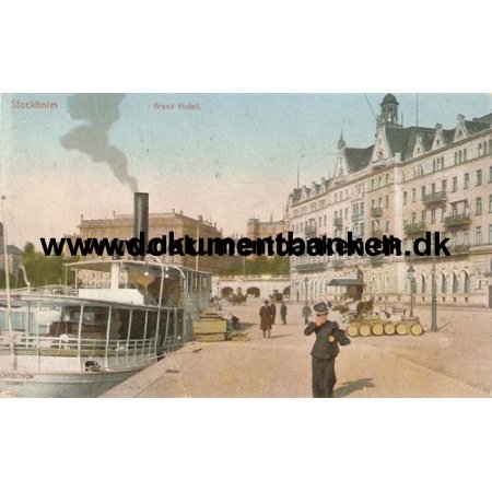 Stockholm, Grand Hotel, Postkort