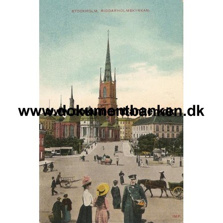 Stockholm, Riddarholmskyrkan, Postkort