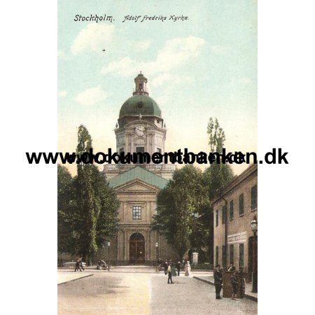 Stockholm, Adolf Fredriks Kyrka, Postkort