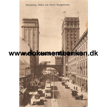 Stockholm, Sdra och Norra Kungstornen, Postkort