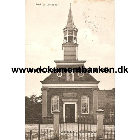 Enschede, Kerk te Lonneker, Holland, Postkort