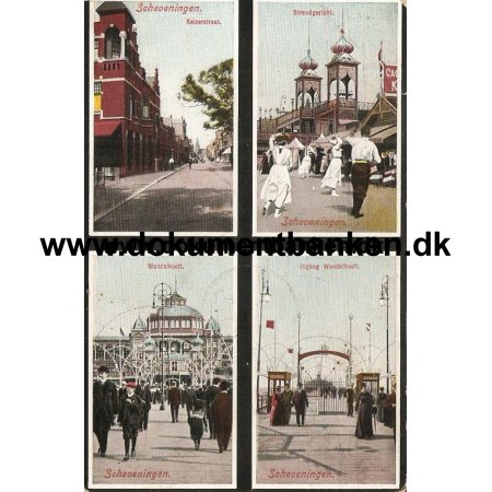 Scheveningen, Wandelhooft, Holland, Postkort, 1911