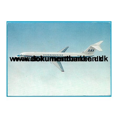 SAS, Douglas DC-9, Luftfart, Postkort