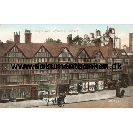 Staple Inn, Holborn, London, Post Card