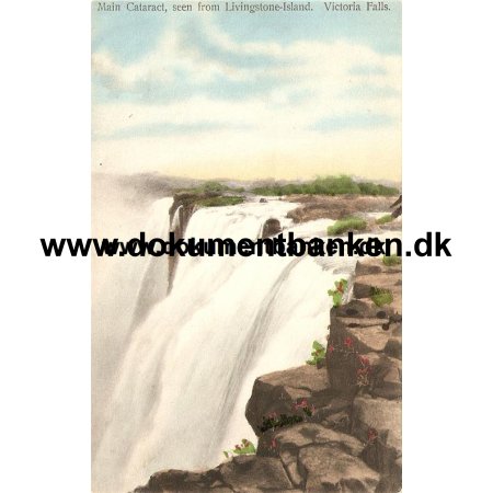 Victoria Falls seen from Livingstone-Island