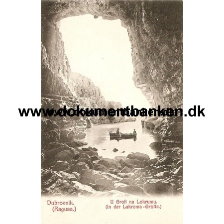 Dubrovnik, Lakroma Grotte, Kroatien, Postkort