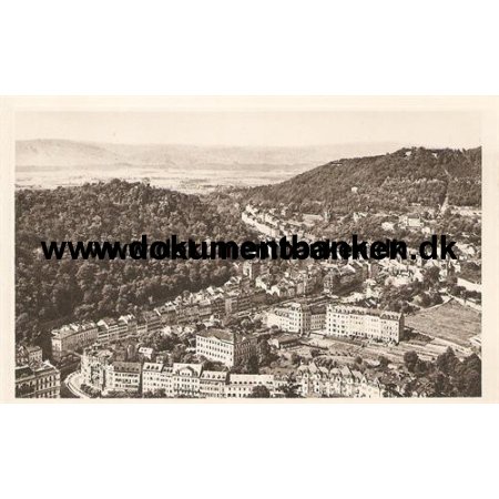 Karlovy Vary, "Karlsbad", Kurby, Tjekkiet, Postkort