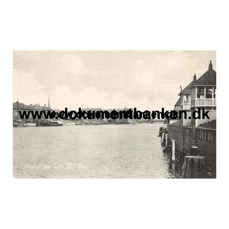 Kbenhavn, Udsigt fra Chr. IX's Bro, Postkort