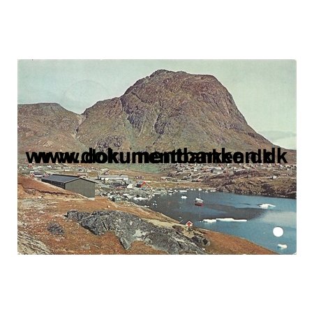 Narssaq, Grnland, Postkort, 1974