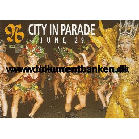 Kulturby 96, City In Parade, June 29, Go Card, Postkort