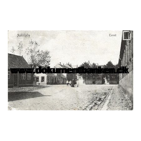 Torvet, Aakirkeby, Bornholm, Postkort