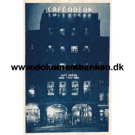 Grand Cafe Odeon, Strasbourg, Carte Postale, 1932