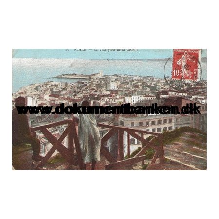 Alger, La Ville de la Casbah, Carte Postale, 1909