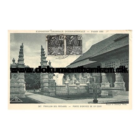 Exposition Coloniale, Paris, Carte Postale, 1931