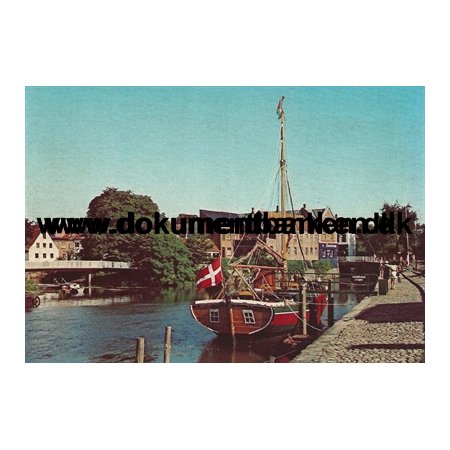 Johanne Dan, Skibsbroen, Ribe, Postkort