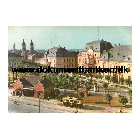 Beloiannis Square, Nyiregyhaza, Ungarn, Postkort