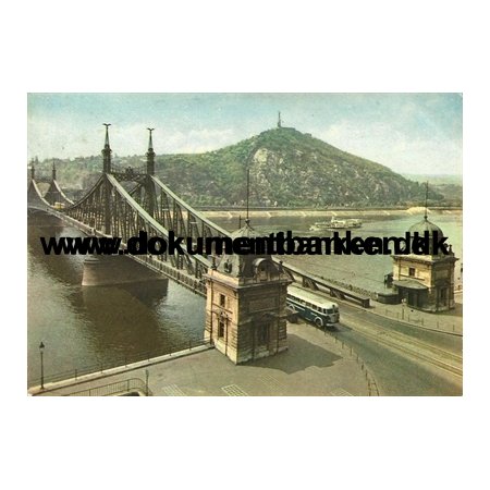 Liberty Bridge, Budapest, Ungarn, Post Card