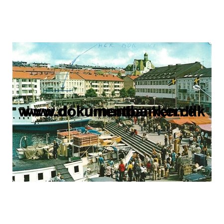 Norra Hamnen, Strmstad, Sverige, Postkort