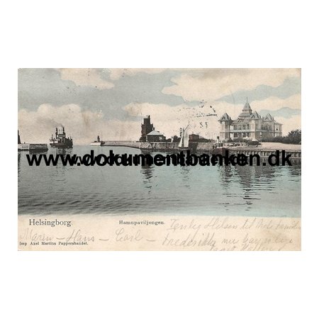 Hamnpaviljongen, Helsingborg, Sverige, Postkort