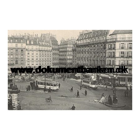 Place de Rennes, Paris, Frankrig, Postkort