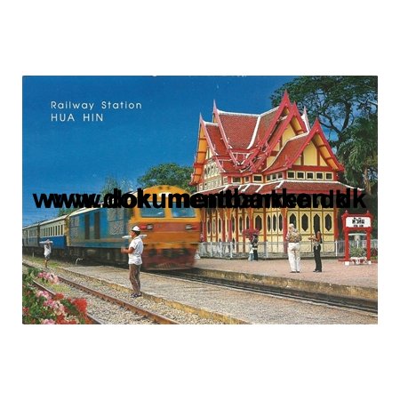 Railway Station, HUA HIN, Postkort