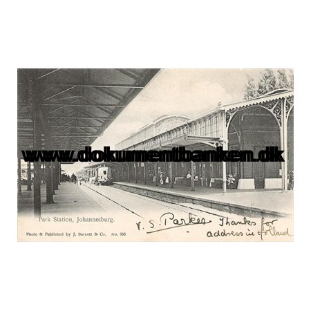 Park Station, Johannesburg, Sydafrika, Postkort
