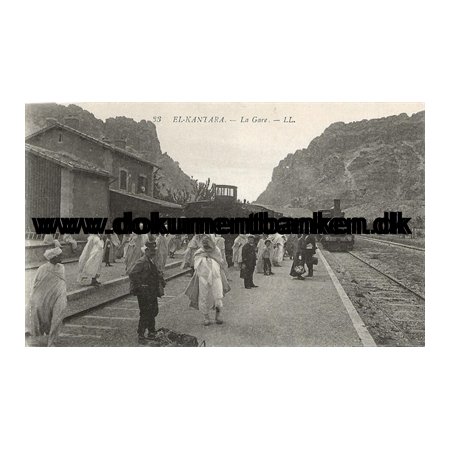 La Gare, El-Kantara, Algeriet, Postkort