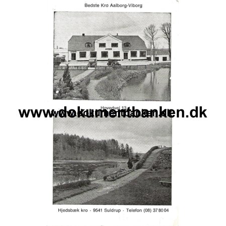 Hjedsbk kro, Suldrup, Danmark, Postkort