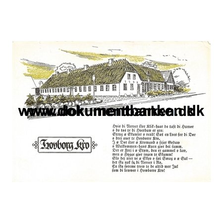Hovborg Kro, Hovborg, Jylland, Postkort