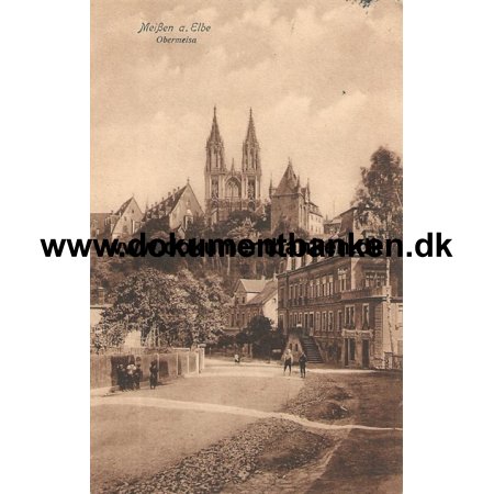 Obermeisa, Meissen an Elbe, Meissen, Tyskland, Postkort