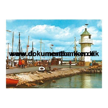 Havneparti, rsund, Jylland, Postkort