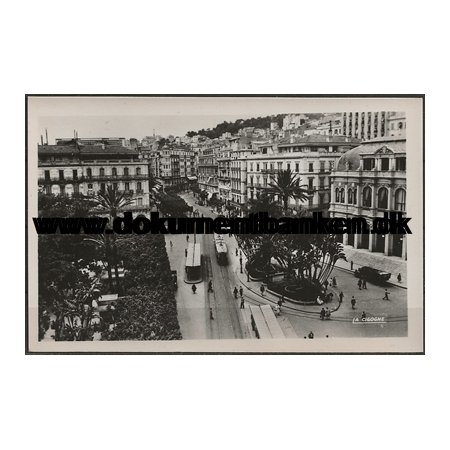 Place de la Republique Alger Algeriet Postkort