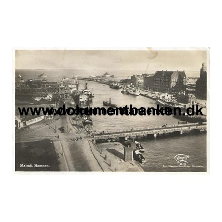 Havnen, Malm, Sverige, Postkort
