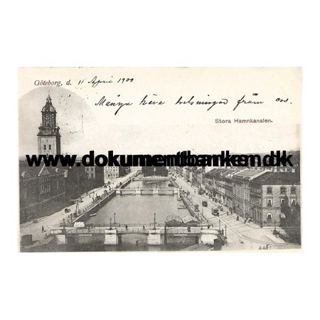 Stora Hamngatan, Gteborg, Sverige, Postkort