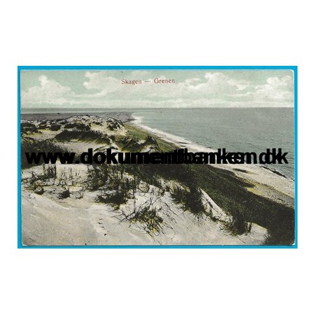 Grenen, Skagen, Jylland, Postkort