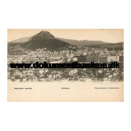 Athen. Carte Postale 29 december 1908