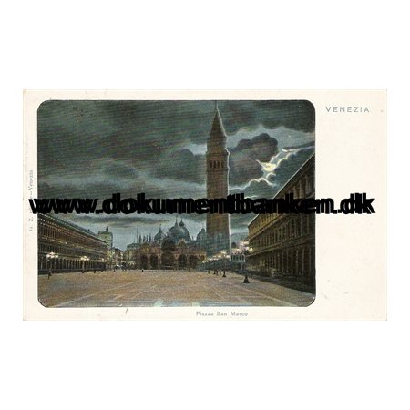 Venecia, Piazza San Marco, Carte Postale 1905