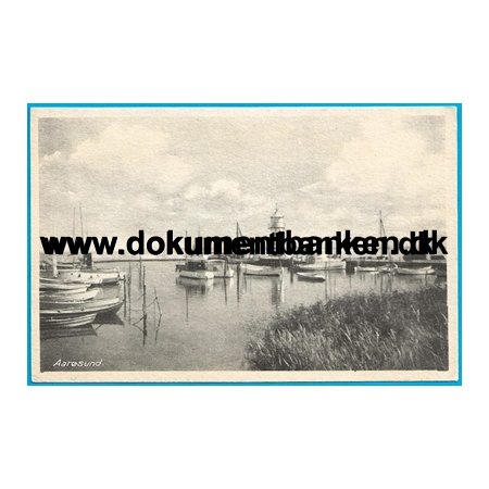 Aarsund, Havnen, Jylland, Postkort
