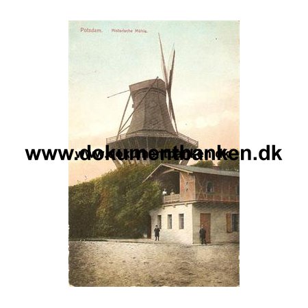 Potsdam, Historische Mhle, Tyskland, Postkarte