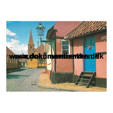 Den Gamle Bydel, Rnne, Bornholm, Postkort