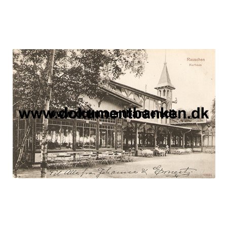 Kaliningrad. (Knigsberg) Rauschen, Kurhaus. Postkarte 1907
