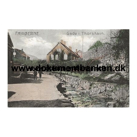 Bygade, Thorshavn, Frerne, Postkort