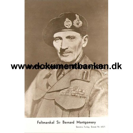 Feltmarskal Sir Bernard Montgomery, Postkort